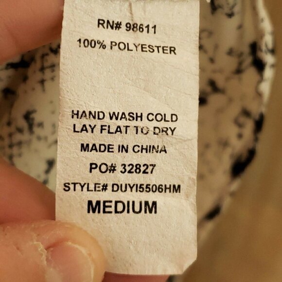 Eight Sixty Snake Print High Low Flowy Blouse Med - Picture 7 of 7